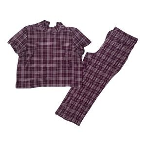 Plaid two-piece Women’s set